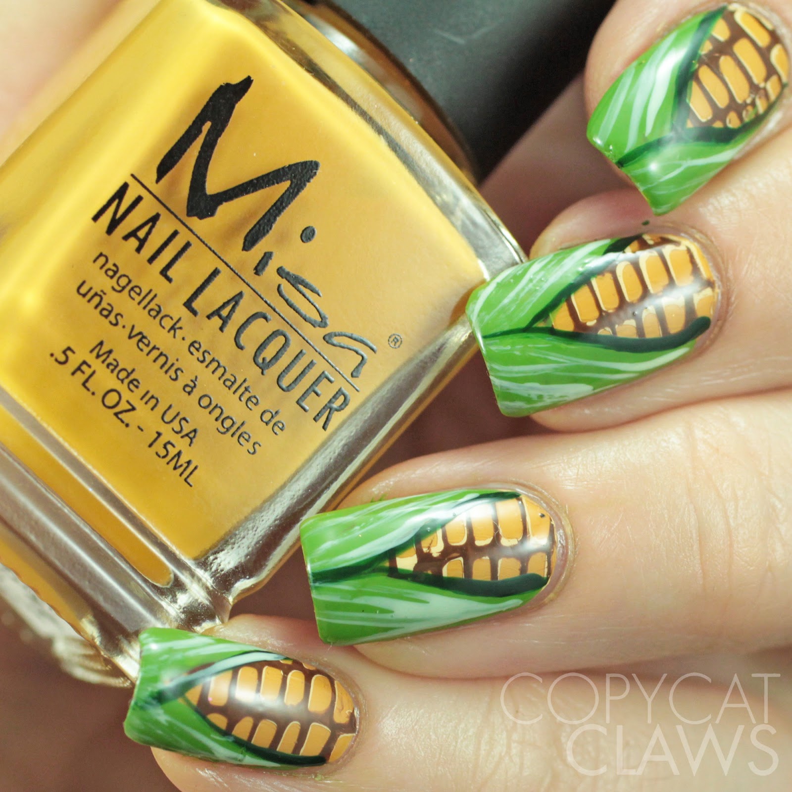Copycat Claws Corn On The Cob Nail Art