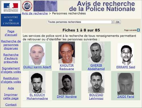 La Gendarmerie nationale est sur AVIS DE RECHERCHE Facebook