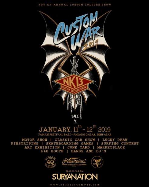 NK13 Custom War 2019 Bali NK13 Custom War 2019 Bali