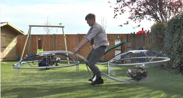 Hebat, Youtuber Asal Inggris Ini Ciptakan Hoverbike Buatannya Sendiri Hebat, Youtuber Asal Inggris Ini Ciptakan Hoverbike Buatannya Sendiri