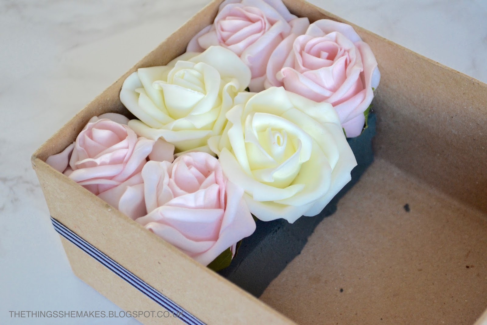DIY Gift Flower Gift Box The Things She Makes
