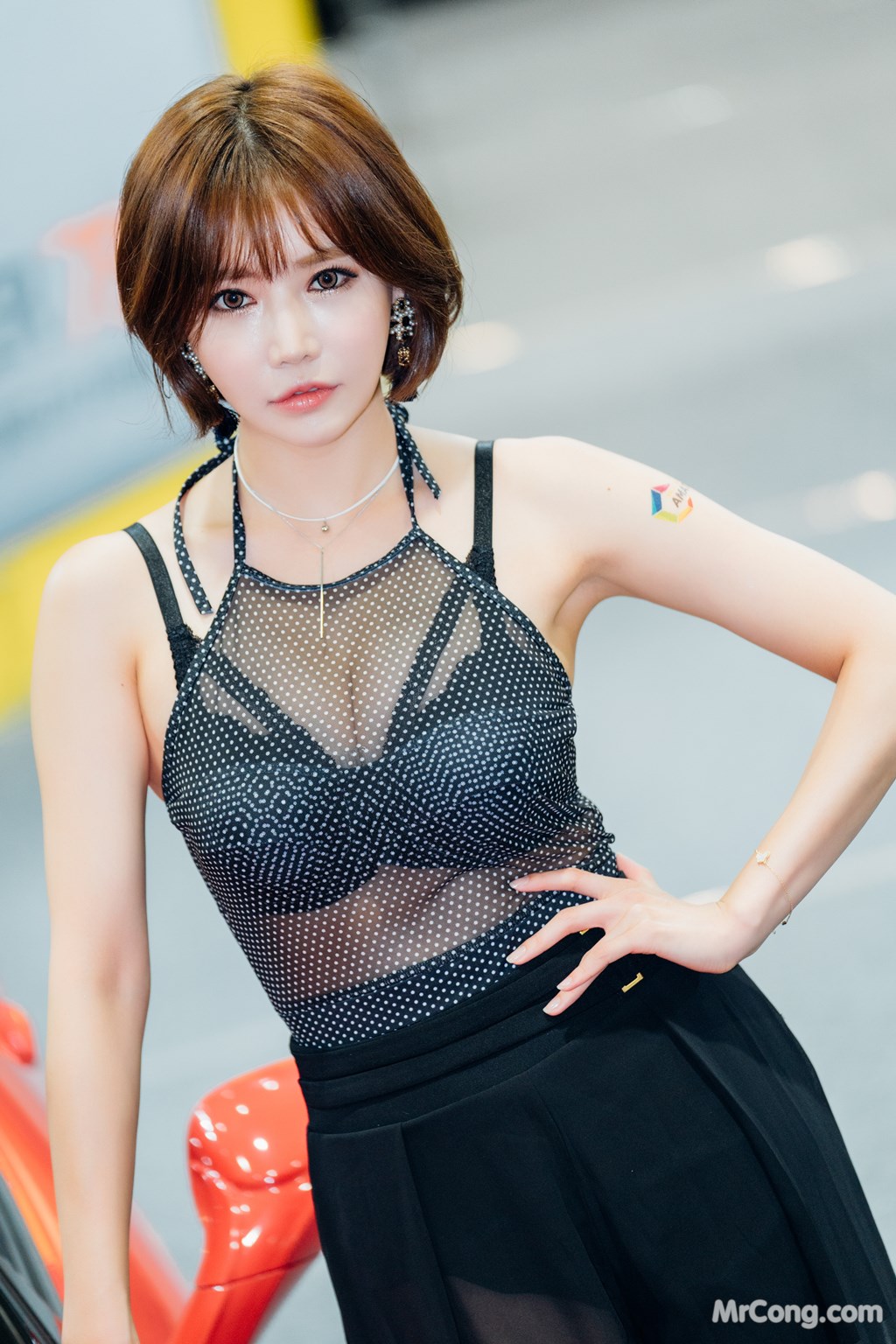 Han Ga Eun's beauty at the 2017 Seoul Auto Salon exhibition (223 photos)