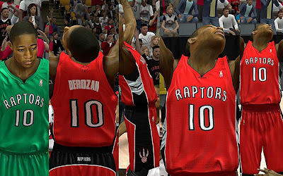 NBA 2K13 Toronto Raptors Jersey Pack