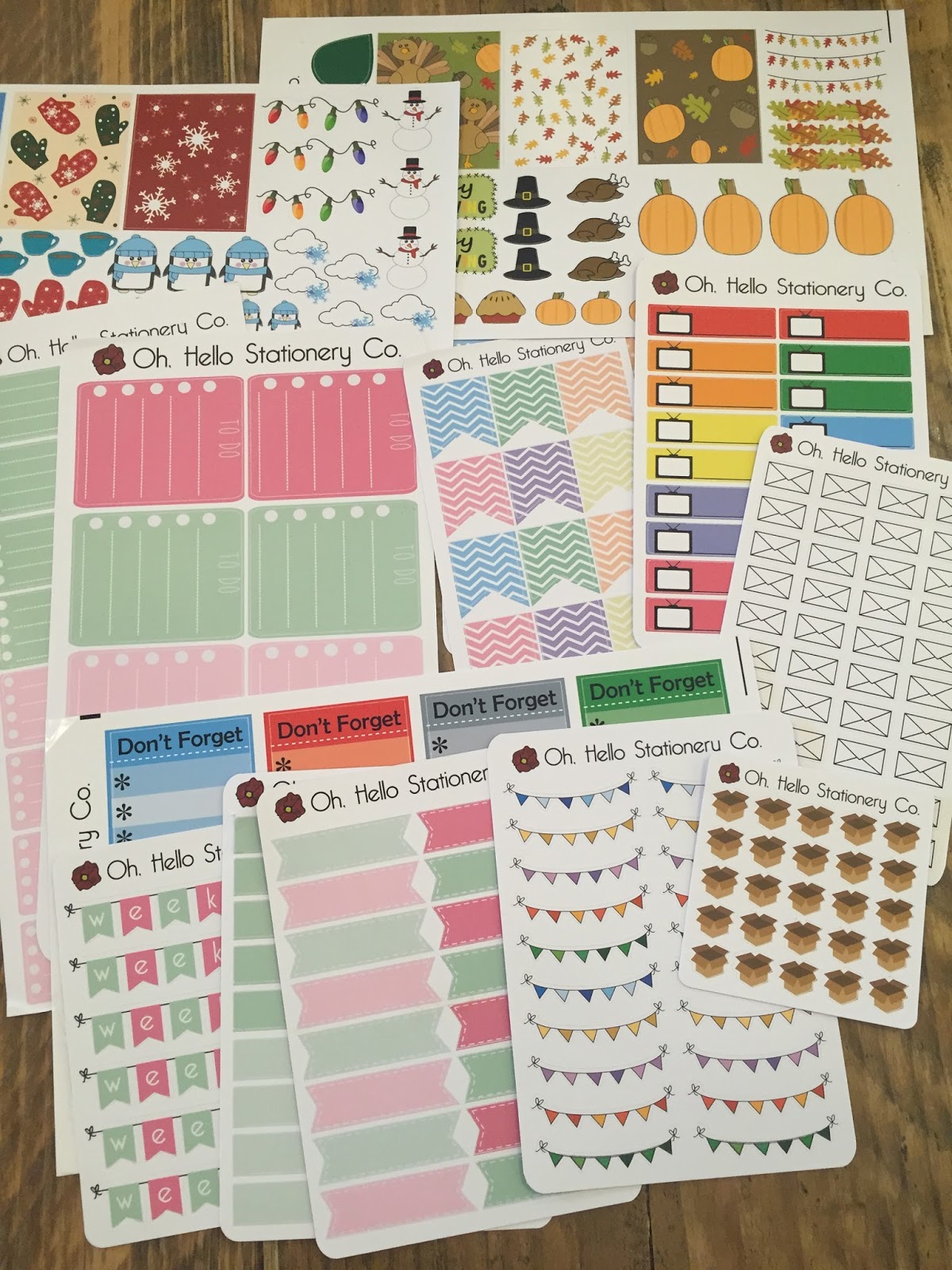 Etsy Stickers Haul part 1 (and shipping to UK experience)