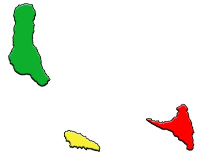 image: Blank Color Comoros Islands Map