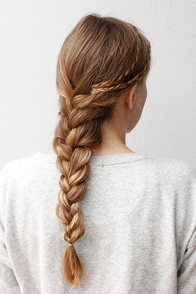 intricate french plait hairstyles