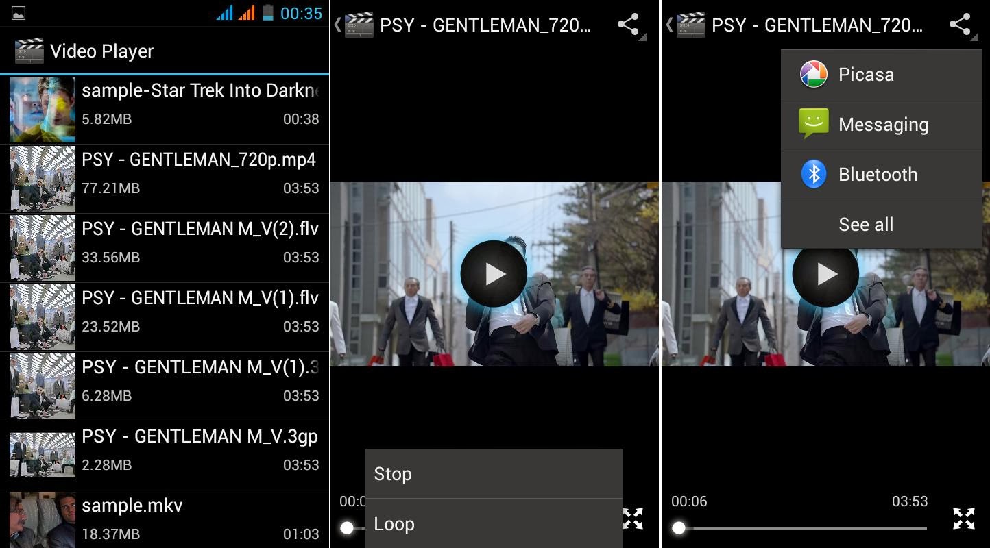 SKK Mobile Glimpse Video Player