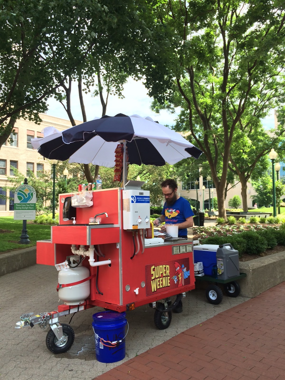 The West Virginia Hot Dog Blog Charleston Hot Dog Cart Review Super