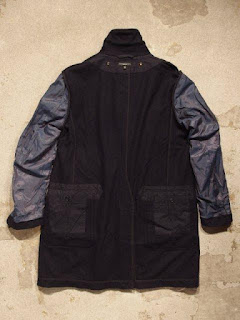 Engineered Garments & FWK by Engineered Garments "Chester Coat in Dk.Navy 20oz Melton"