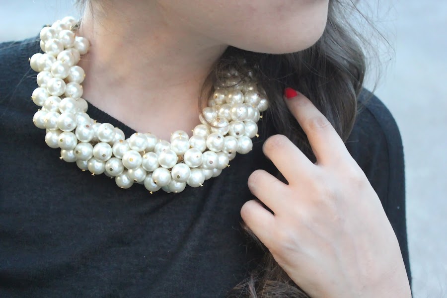 DIY Collar de perlas inspiración Chanel / DIY Pearl Necklace 