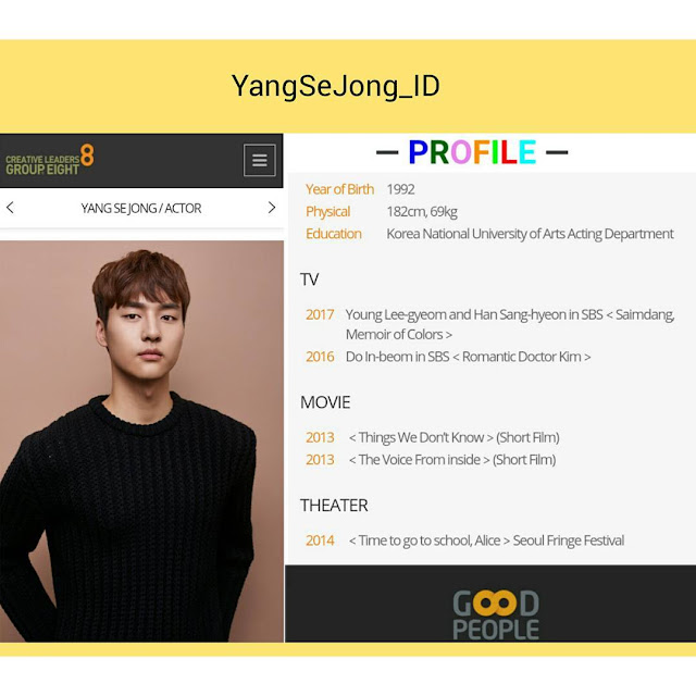Profil Yang Se Jong - Yang Se Jong Indonesia