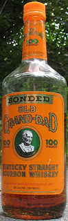 100 proof Old Grand Dad Whiskey, bottled in Bond.  Bonded
