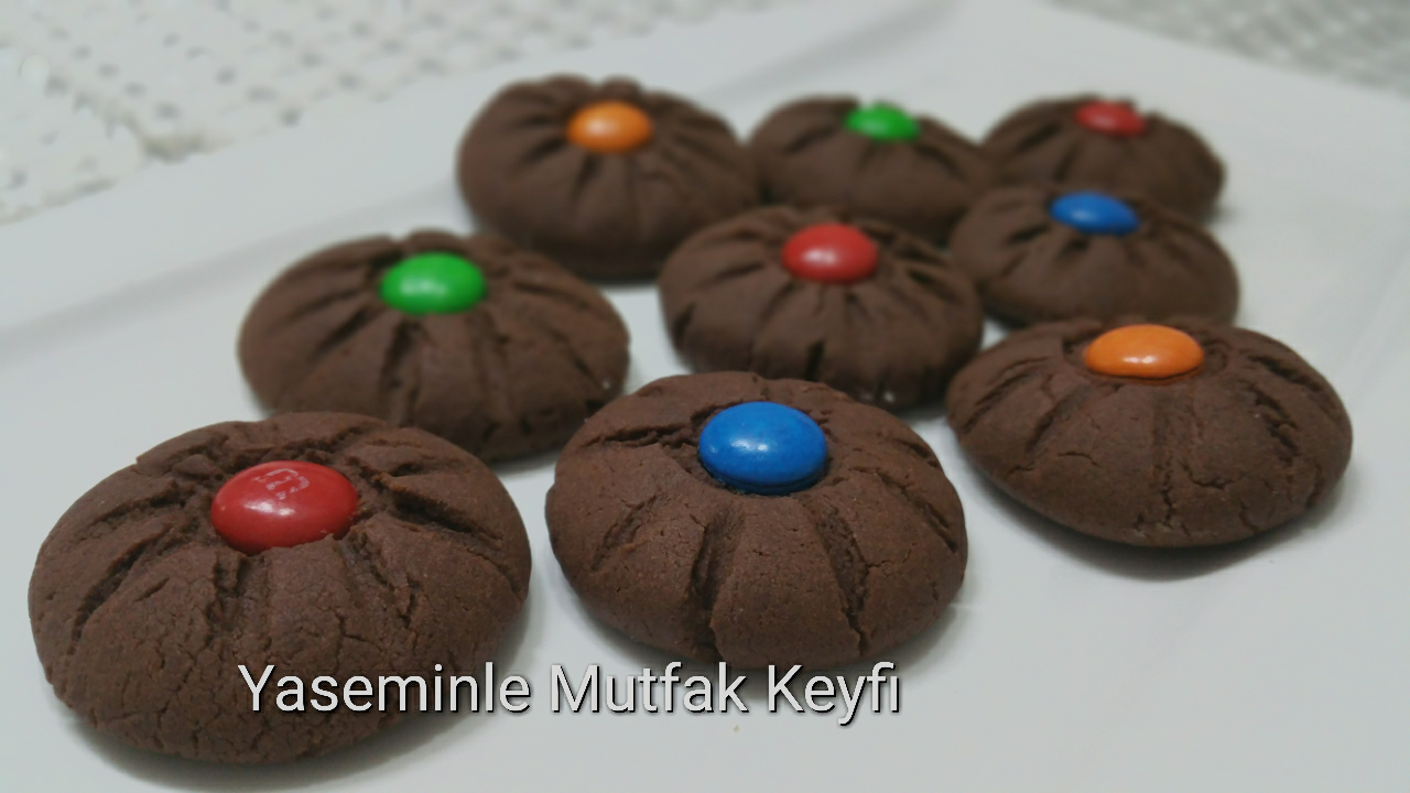 Kahveli Çiçek Kurabiye Kahveli Çiçek Kurabiye