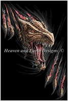 ANS MINI-1235 Dragon Rip HAED artwork by Anne Stokes " ANS MINI-1235 Dragon Rip