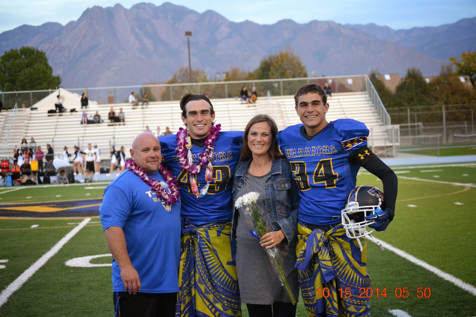 TAYLORSVILLE WARRIORS FOOTBALL: Senior Night Taylorsville High School