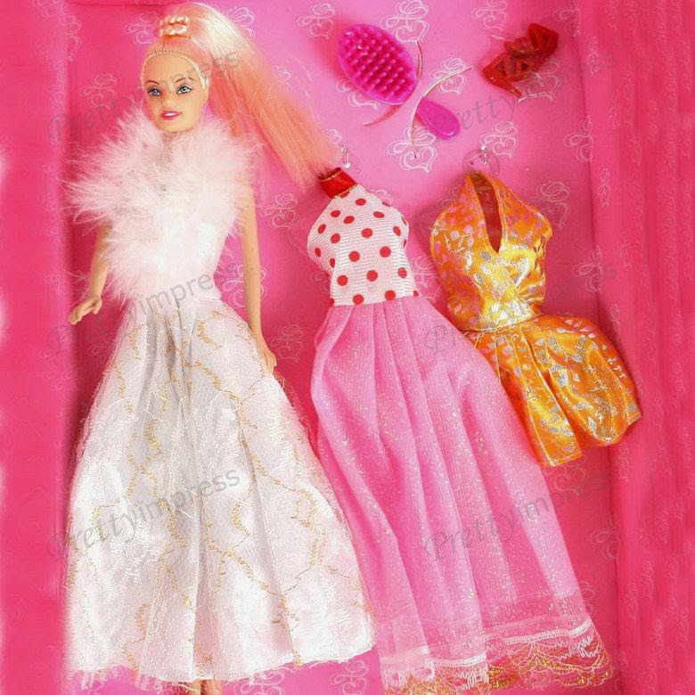 Cartoons Videos Beautiful Cheap Baby girl barbie doll clothes