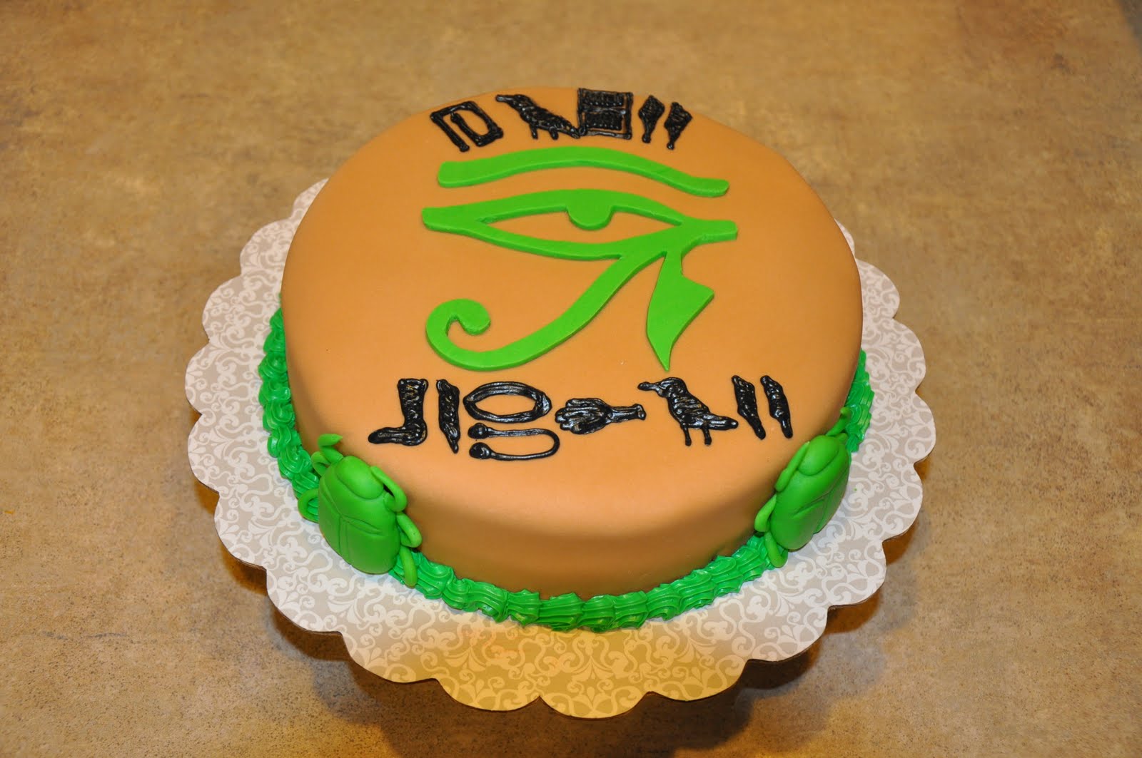 Cake Creations by Christina Egyptian Themed Birthday Cake