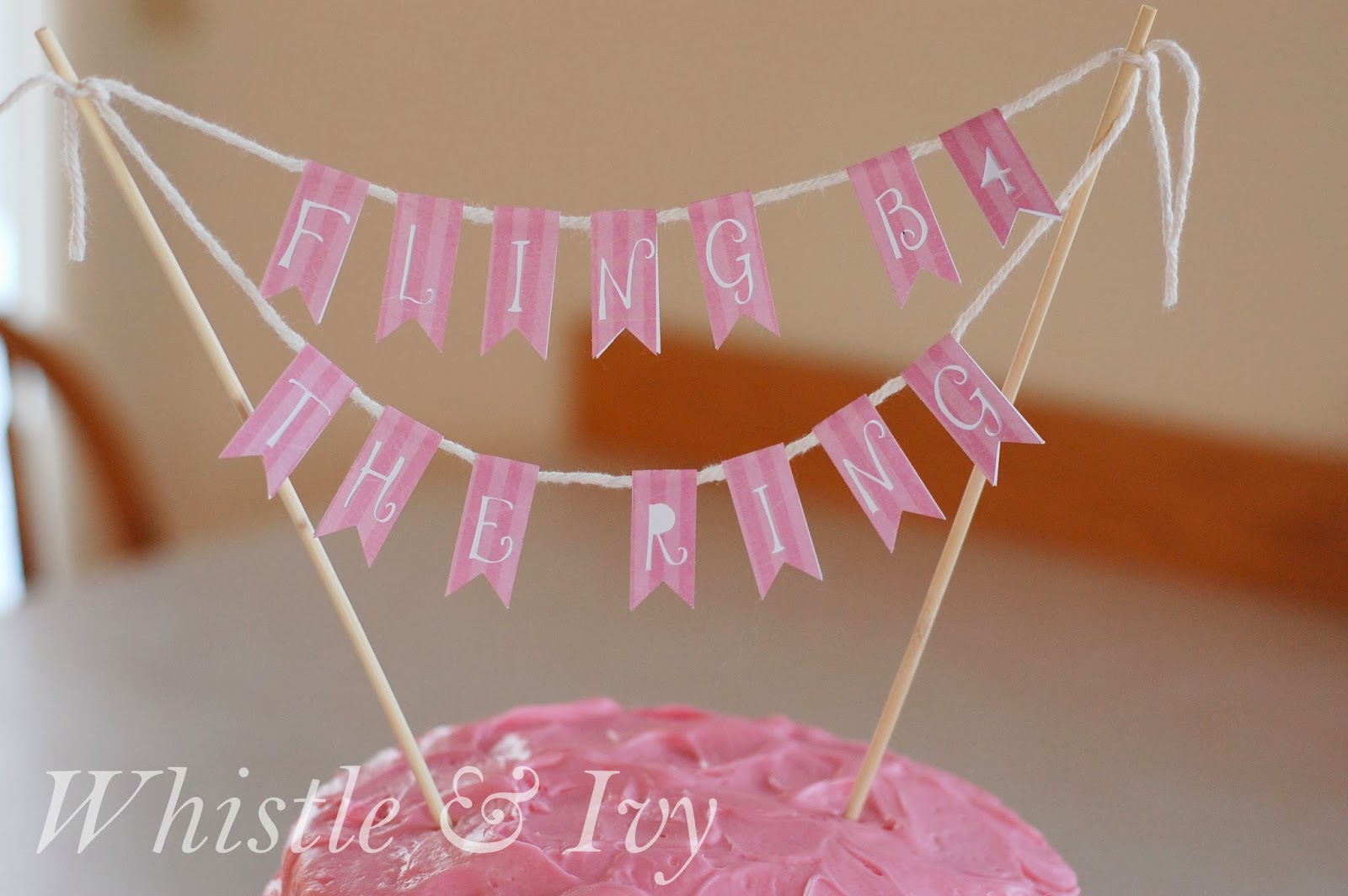 hombre cake easy cake topper banner with silhouette fling before the ring