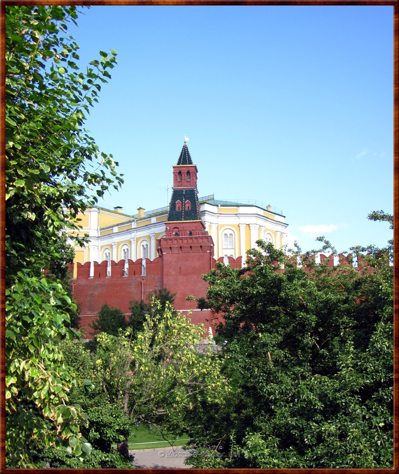 The Armoury (Oruzheinaya) Tower (Konyushennaya, Stables) of Moscow Kremlin 