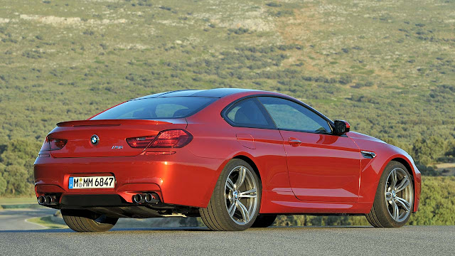 The new BMW M6 Coupe back side