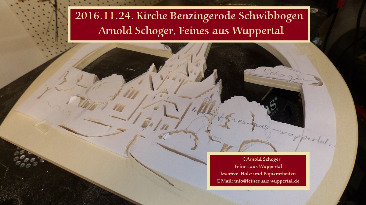 Schwibbogen, Fensterlicht & Raumlicht von Arnold Schoger: Benzingerode  Schwibbogen auf Bestellung