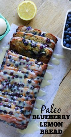 This Paleo Blueberry Lemon Bread is loaded with protein-rich almond flour, nutrient-dense eggs, and oh-so-good-for-you coconut oil. Without the lemony sweet glaze, you could eat this for breakfast. But please... don't skip the glaze. It's the best part