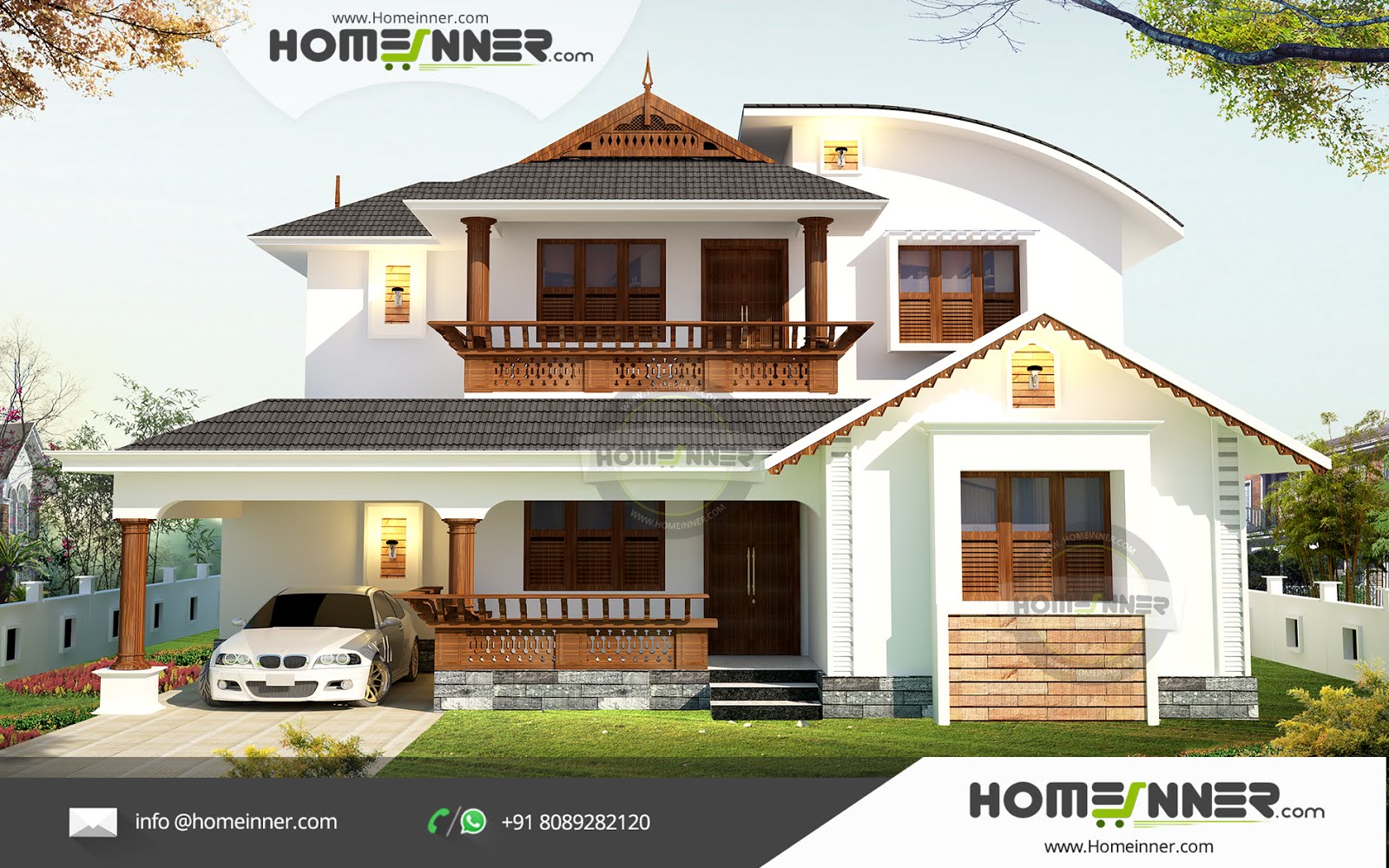 Kerala Style Duplex House Plans Traditional Home Design In