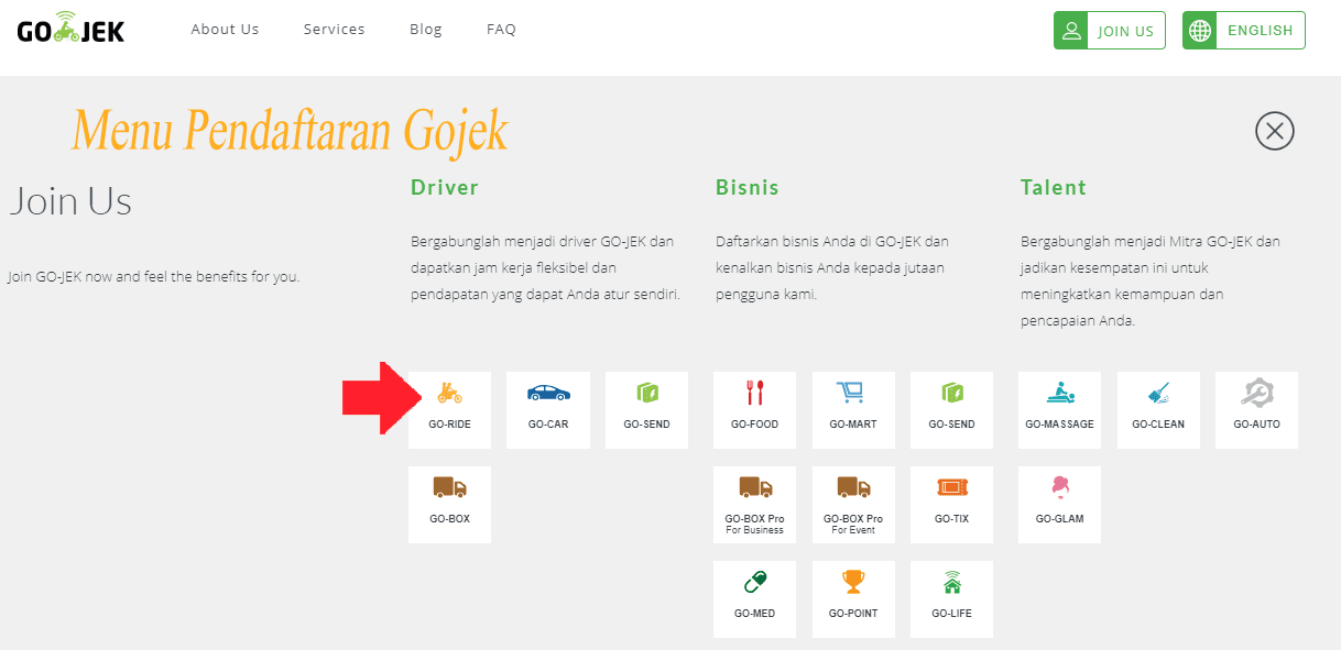 Apakah Syarat Cara Daftar Gojek Lewat Online atau Sms Apakah Syarat Cara Daftar Gojek Lewat Online atau Sms
