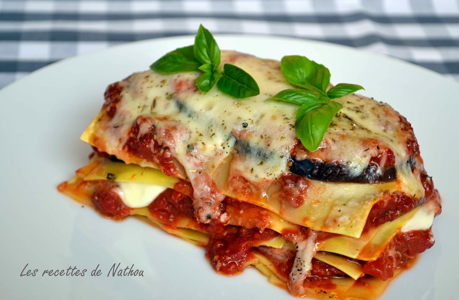 Ma cuisine au fil de mes idées... Lasagnes aux aubergines et mozzarella