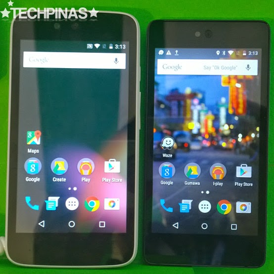 MyPhone Uno vs Cherry Mobile One, Android One Philippines