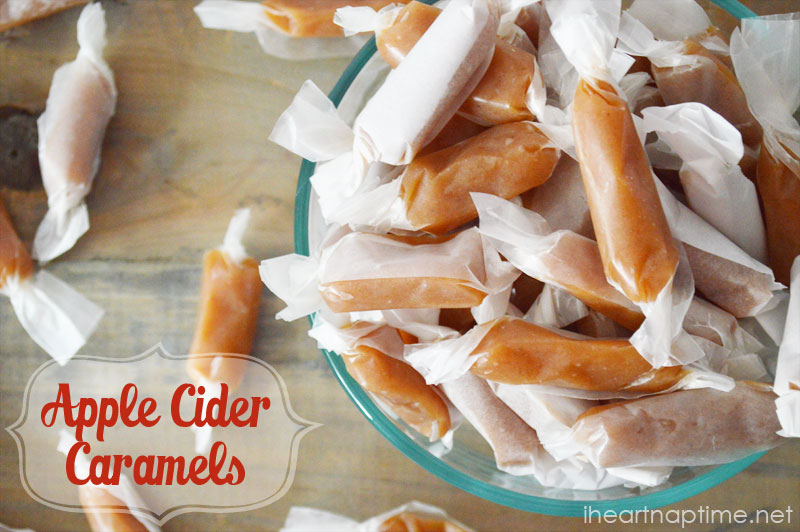 apple cider caramels