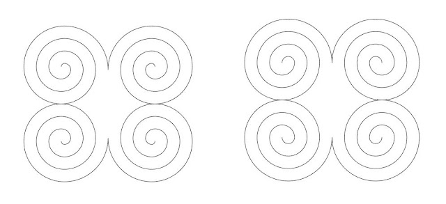 Papierpotpourri: Spiralen zeichnen