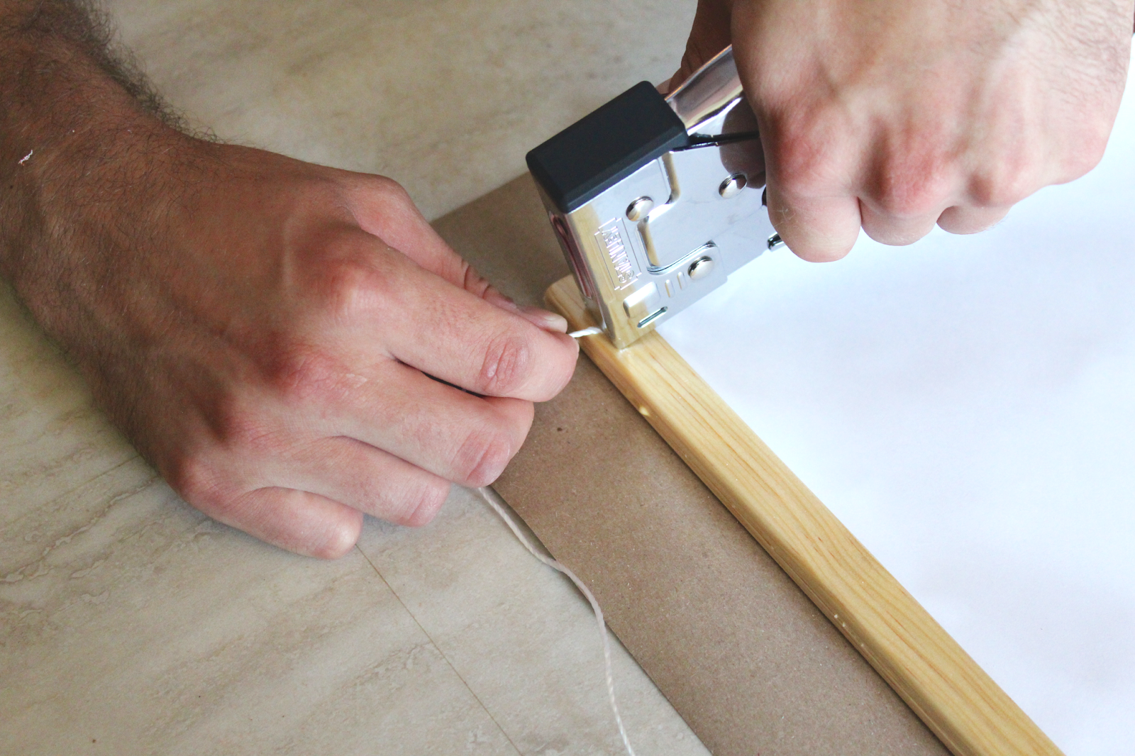 Wooden Map Hanger Sarah & Nick