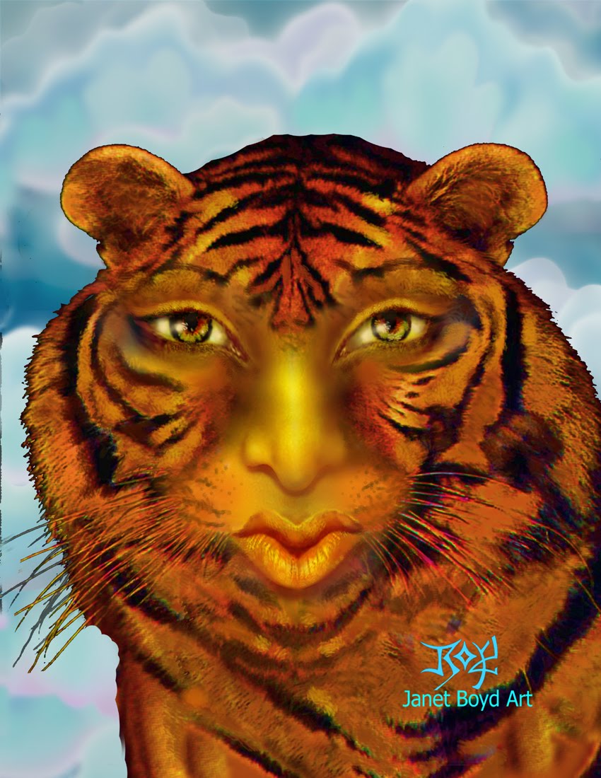 JanetBoydArt: Tyra Tiger