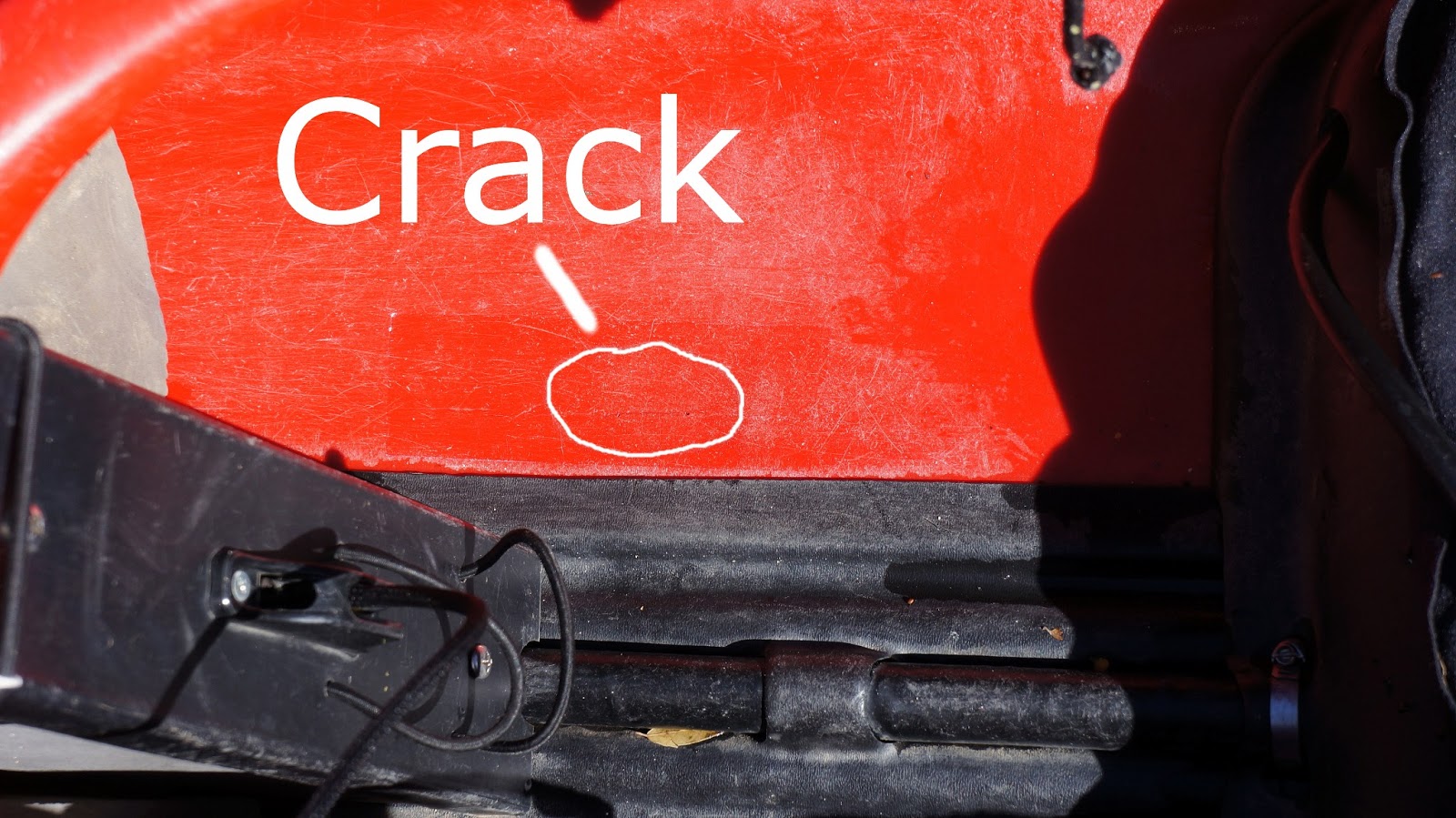 Paddle California Repairing crosslinked plastic kayaks