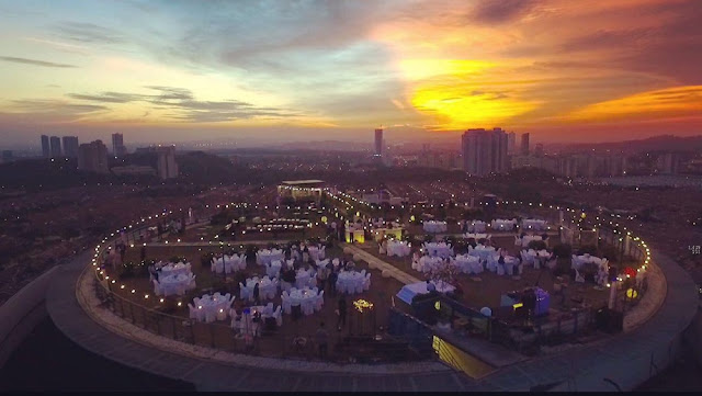 Stratosphere at The Roof is Asia's first and only green helipad bar. helipad bar stratosphere the roof malaysia