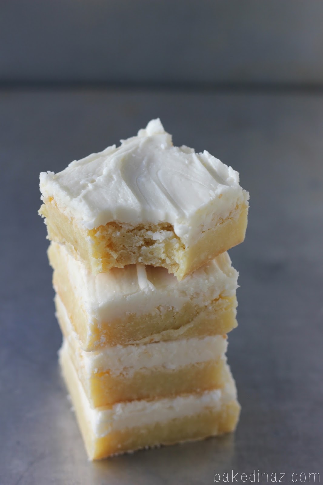 Triple Vanilla Brownies