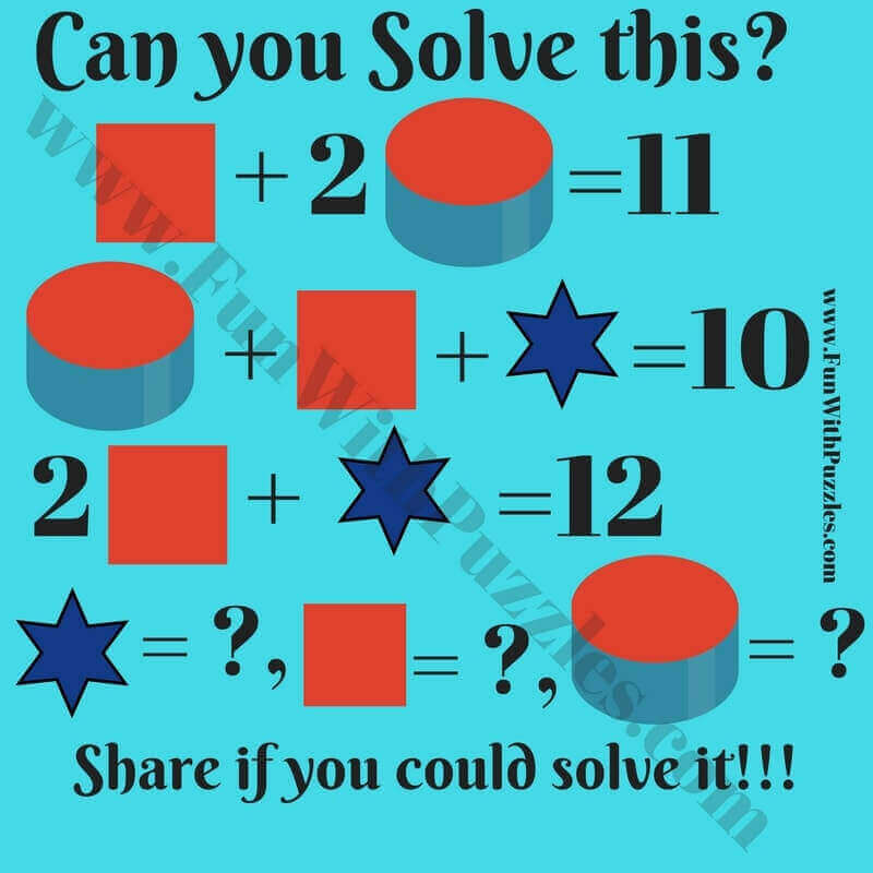 Cool Maths Brain Teasers And Number Puzzles With Answers