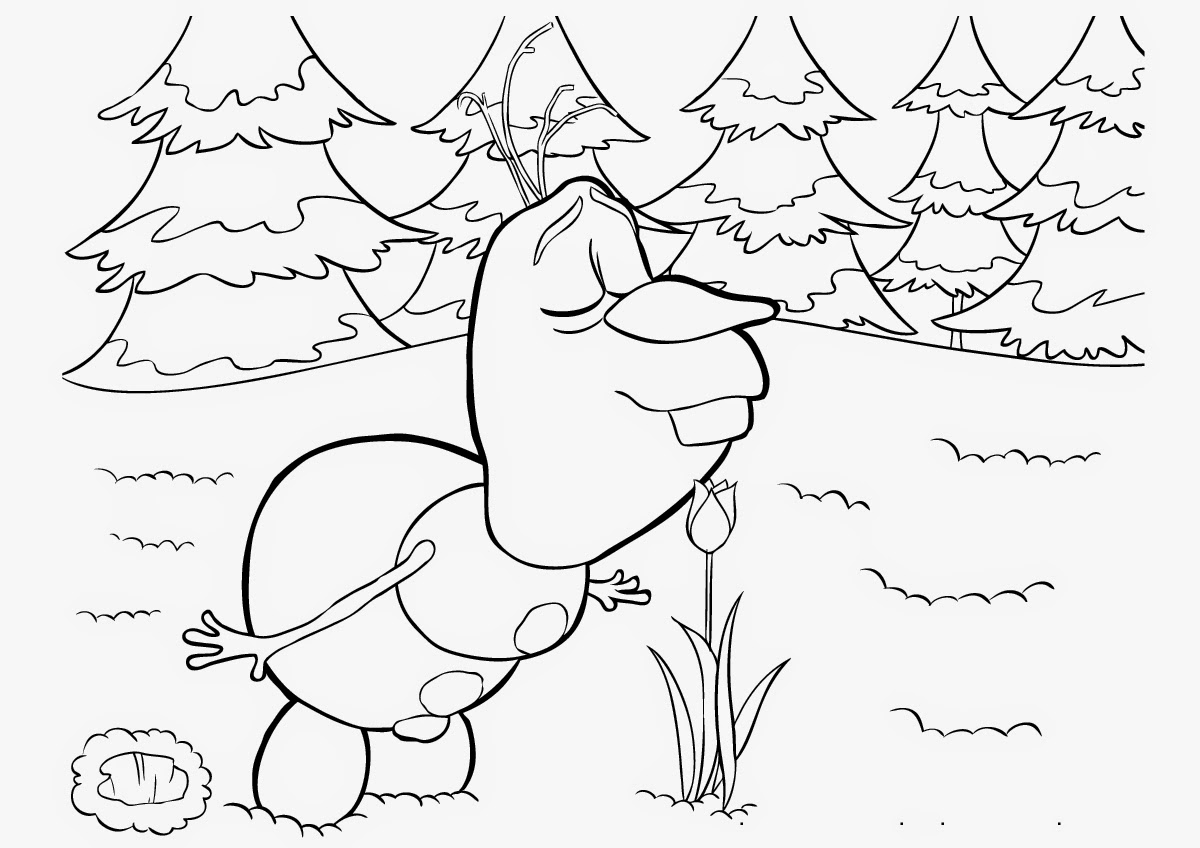 olaf from frozen coloring pages - photo #26