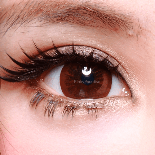 hana spc barbie circle brown circle lenses (colored contacts Dark Blue Contacts hana spc barbie circle brown close up