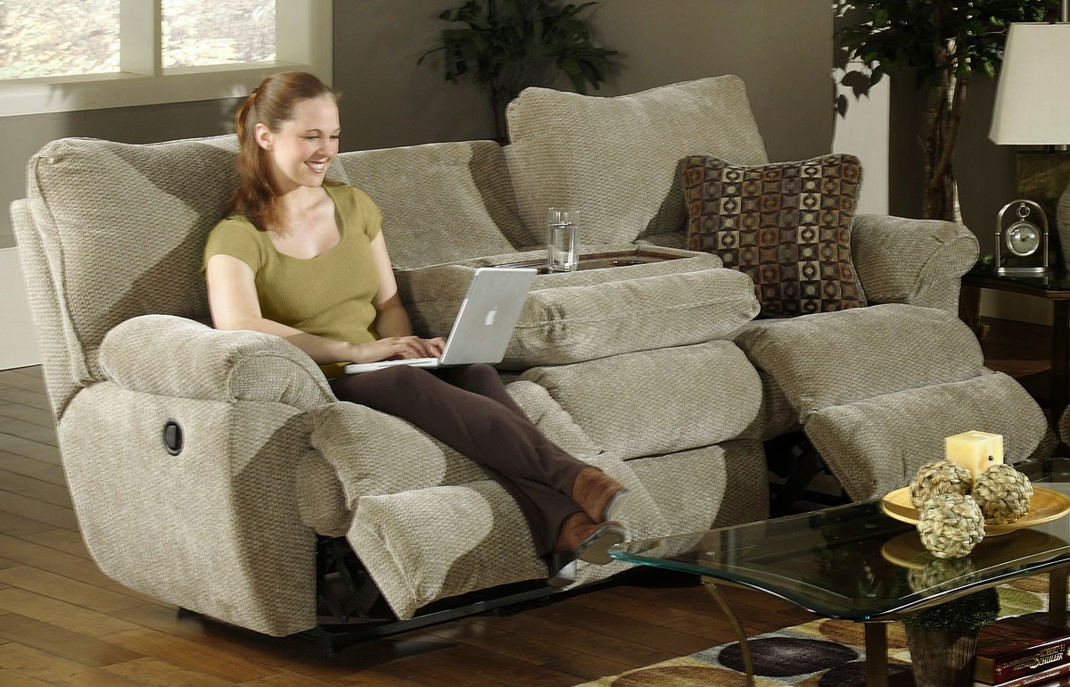The Amazing cozy reclining sofa design picture