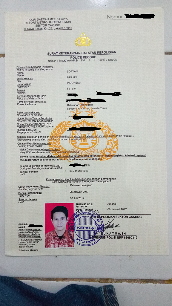 Cara membuat Surat Keterangan Catatan Kepolisian (SKCK ...