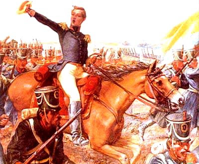 Batalla de Ayacucho Dibujo de la Batalla de Ayacucho en plena pelea