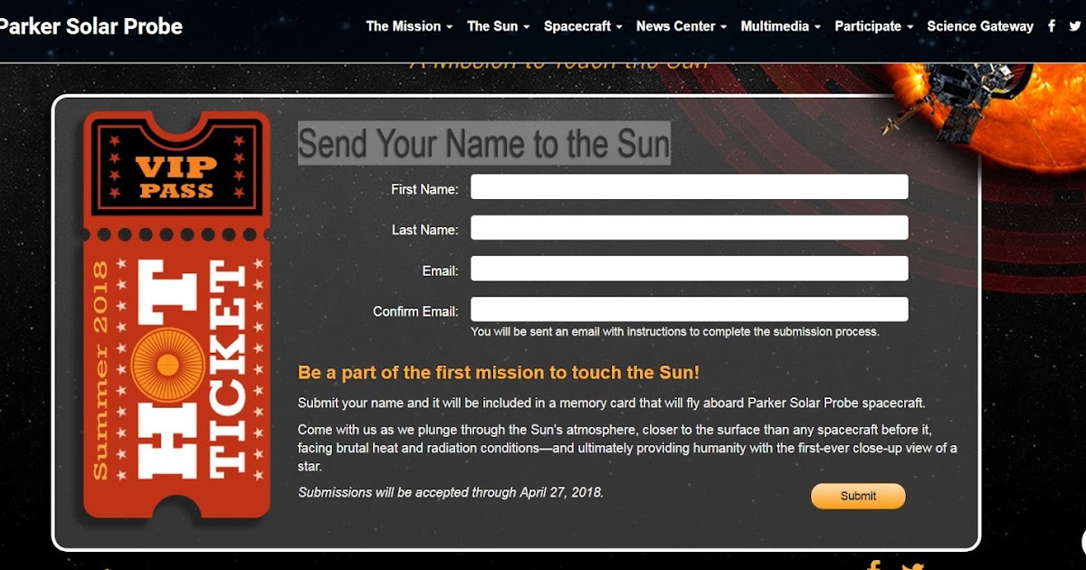 UA9UAX HAM radio blog Send Your Name to the Sun