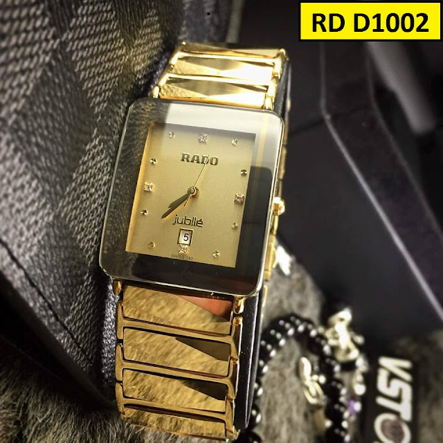 Đồng hồ nam mặt chữ nhật Rado RD D1002