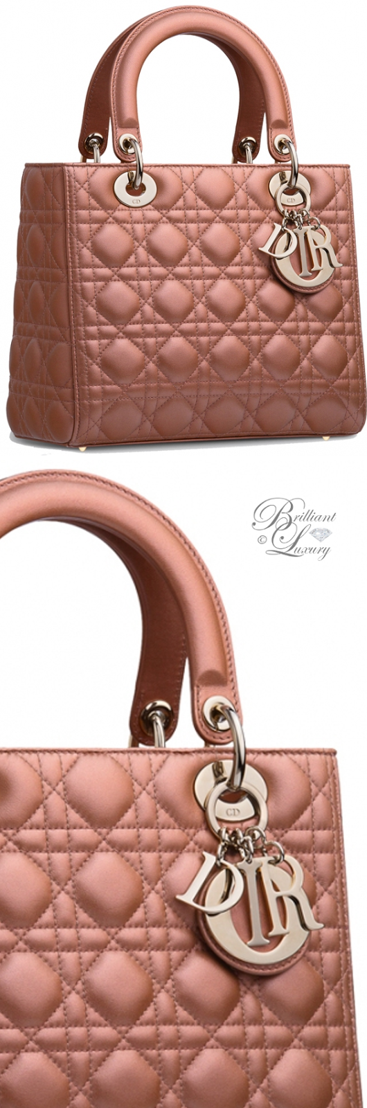Brilliant Luxury ♦ Dior Lady Dior 'Quartz Pearlised Lambskin' Bag Brilliant Luxury ♦ Dior Lady Dior 'Quartz Pearlised Lambskin' Bag