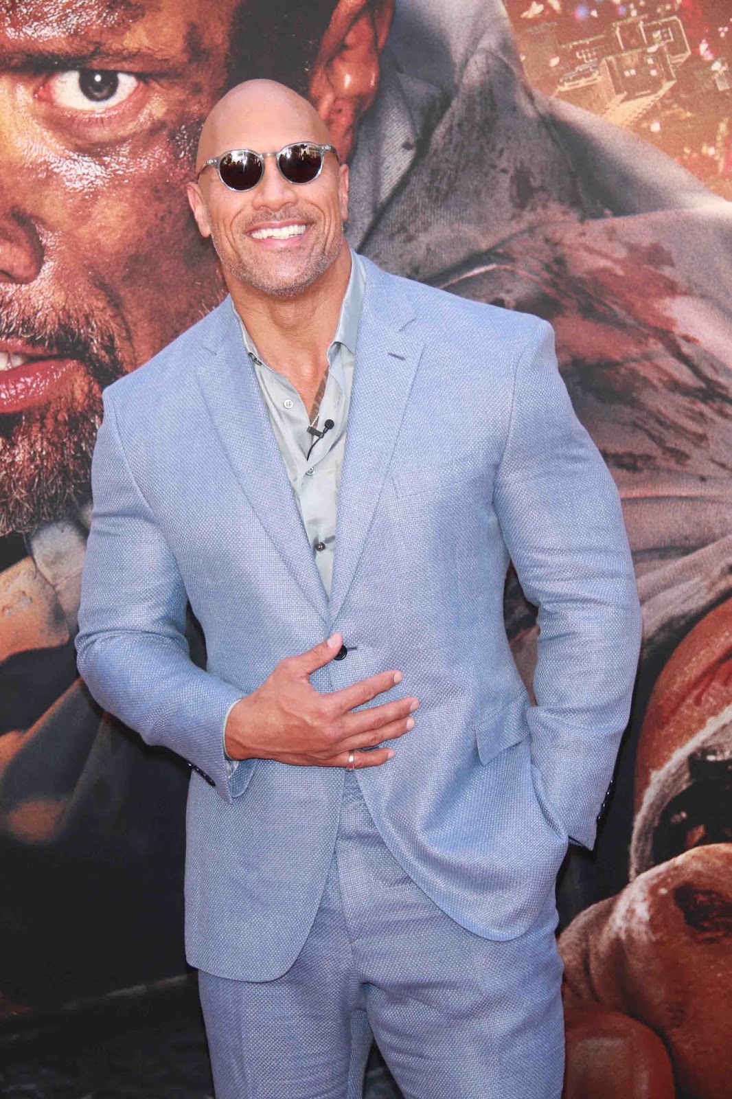 DWAYNE JOHNSON &lsquo;THE ROCK&rsquo; AT SKYSCRAPER