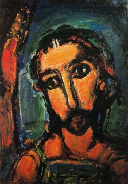 Face of Christ painting by Georges Rouault