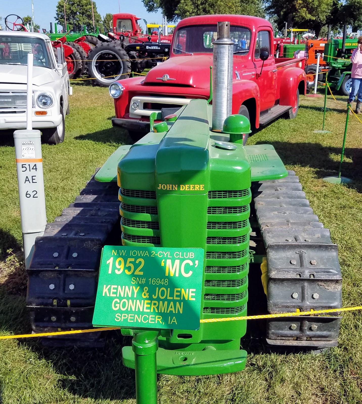History and Culture by Bicycle Spencer, Iowa 2018 Clay County Fair, 1952 John Deere MC, 09/11/2018