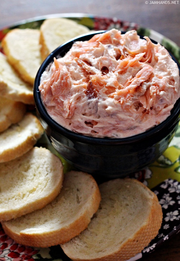 Smoked Salmon Dip with Bagel Chips